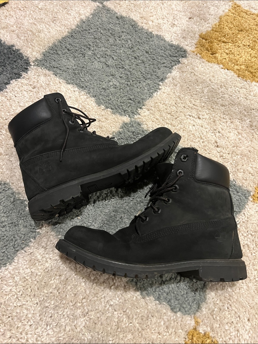 Women’s Black Lace-Up Work Boots - Timberland